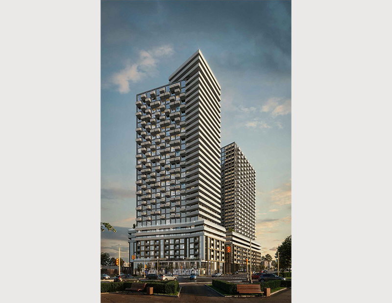 895 Lawrence Avenue E Building Rendering Main Entrance