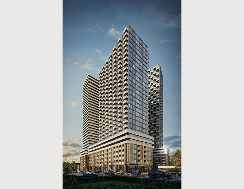 895 Lawrence Avenue E Building Rendering Main Entrance