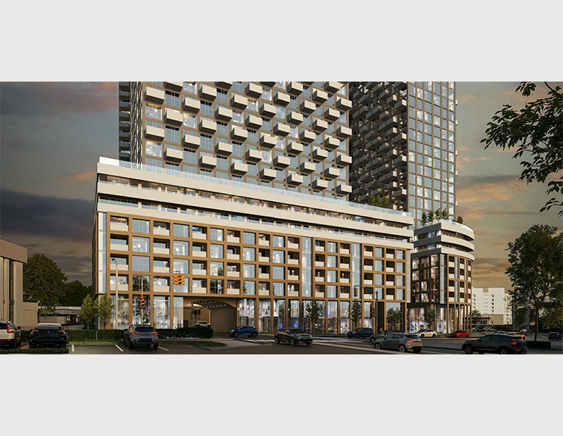 895 Lawrence Avenue E Building Rendering Street Level View