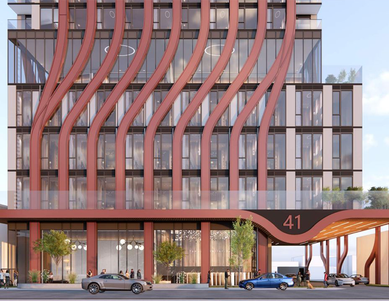 29-45 Berwick Avenue Rendering front street view