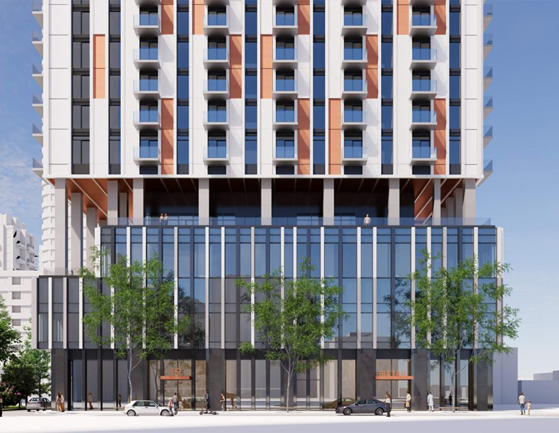 15-25 Poyntz Avenue Building Main Entrance Rendering